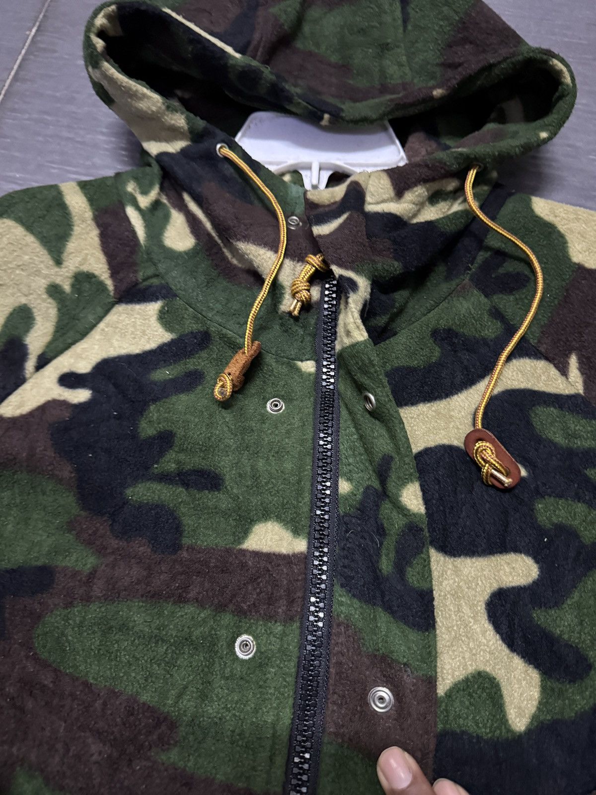 Japanese Brand L’Arc En Ciel Camo fleece jacket Size US M / EU 48-50 / 2 - 3 Thumbnail