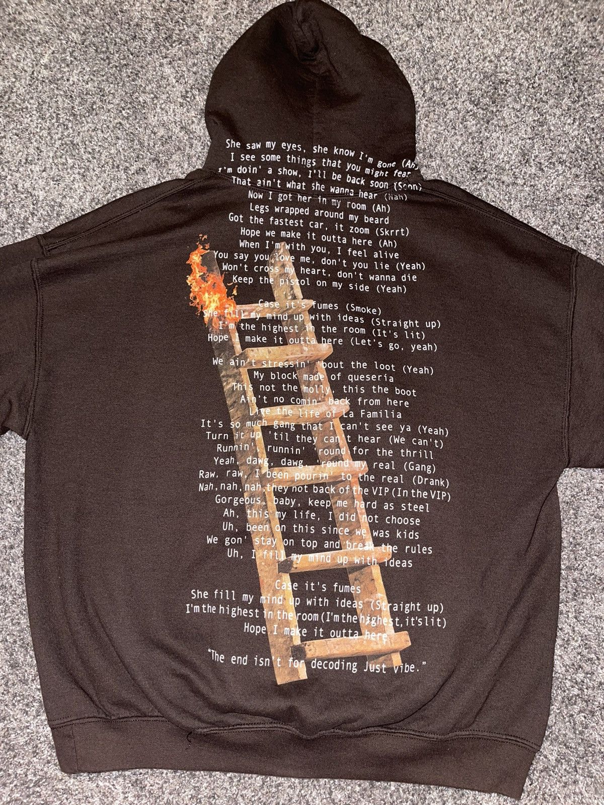 Travis Scott Highest In The Room Not For Decoding Hoodie