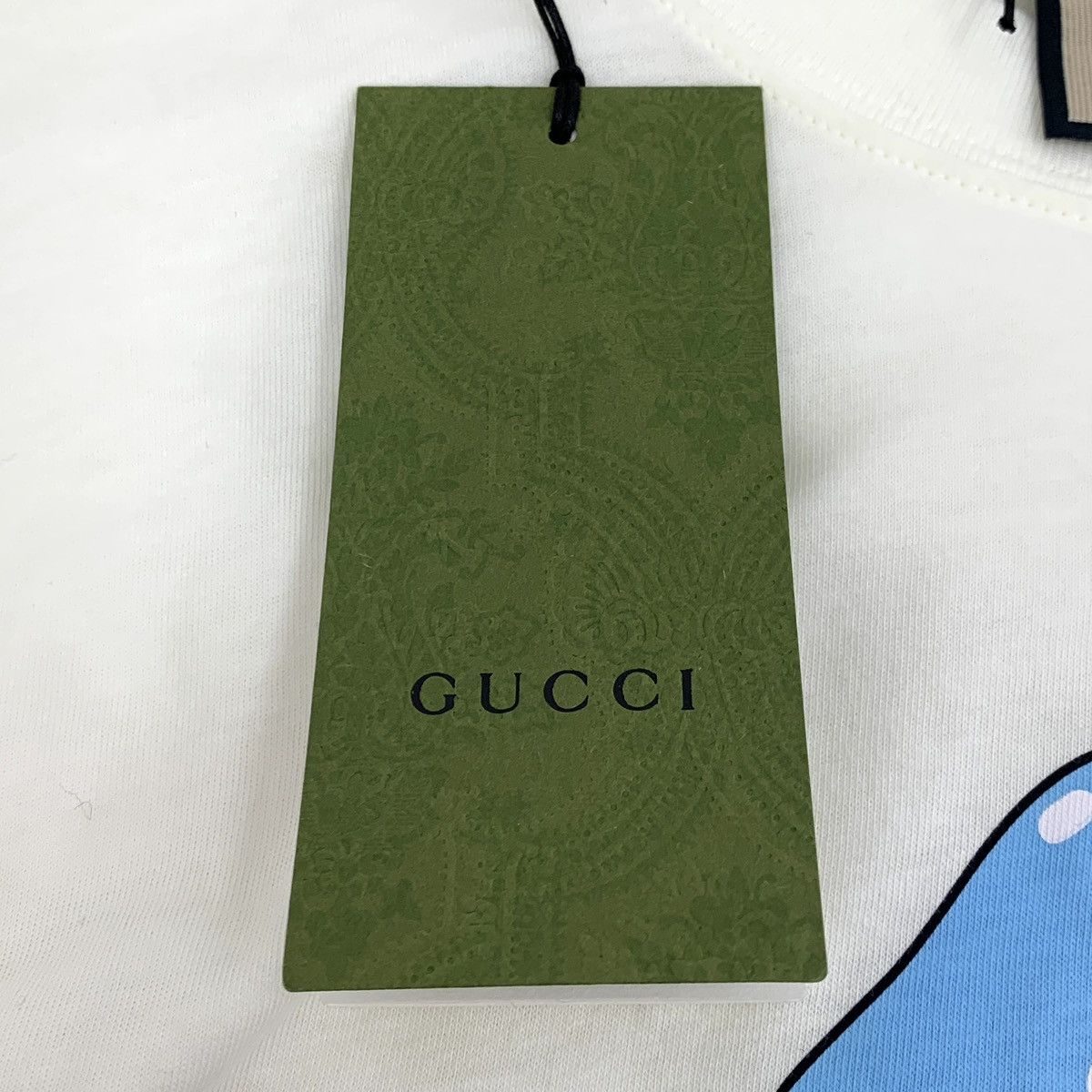 Gucci Gucci Off-White Letter Print Short Sleeve T-shirt K26WX Size XS / US 0-2 / IT 36-38 - 8 Thumbnail