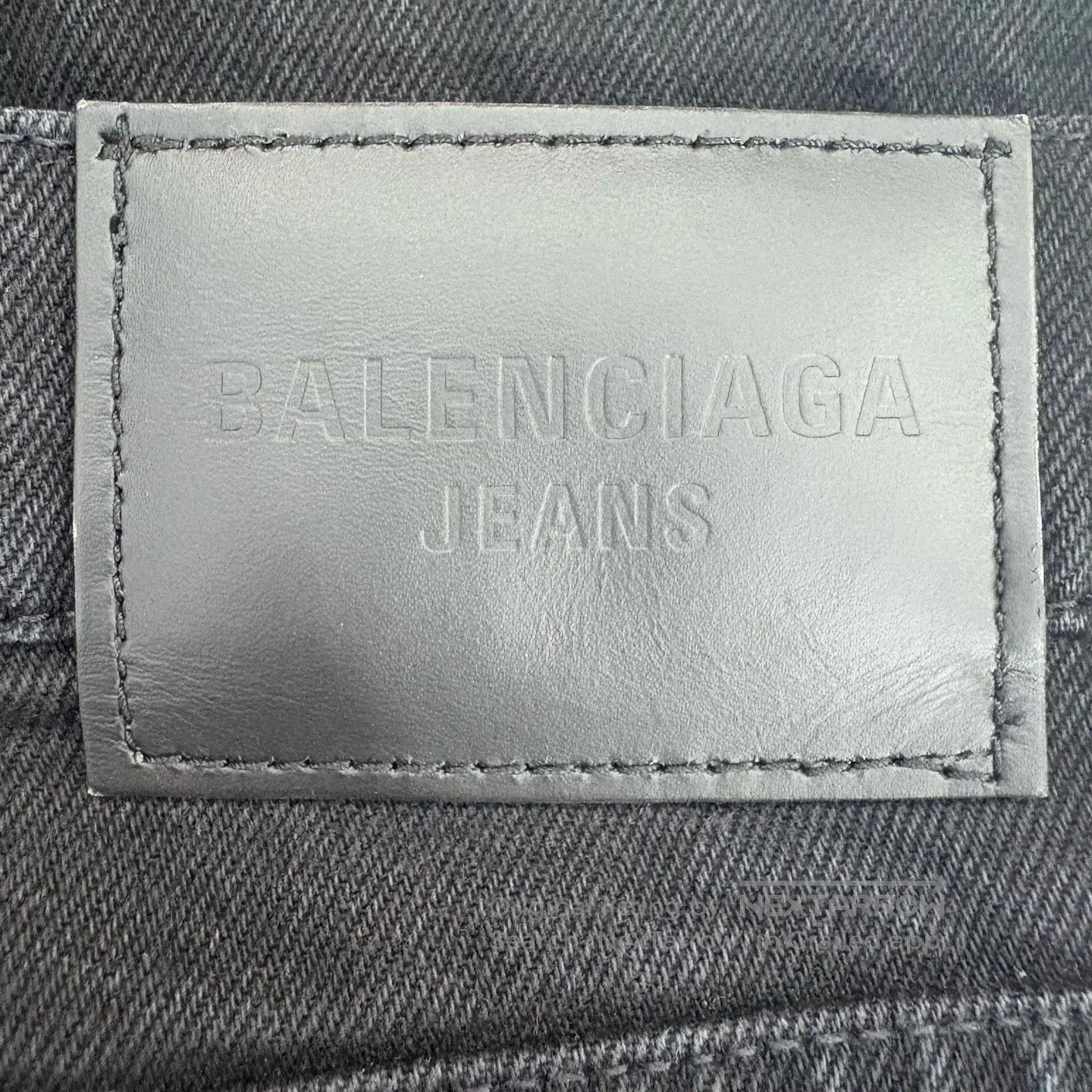 Balenciaga Balenciaga sizeM Black leather jacket clashes with washed j Size 28" / US 6 / IT 42 - 7 Thumbnail