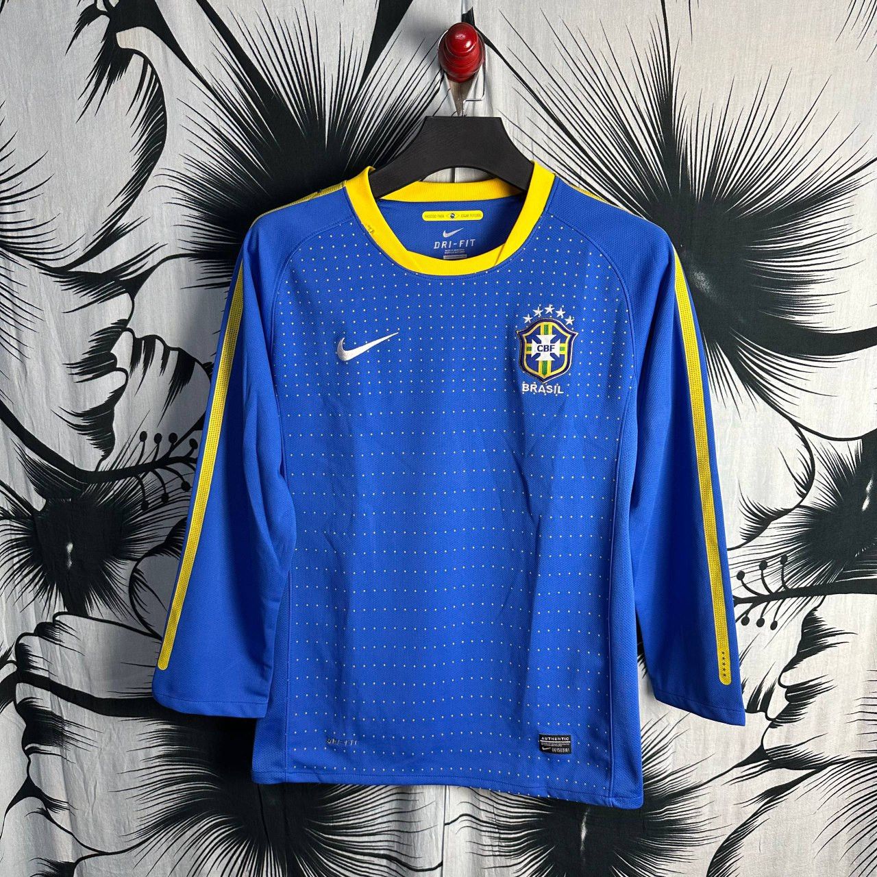 Vintage Nike Brazil Away Soccer Jersey 2010/11