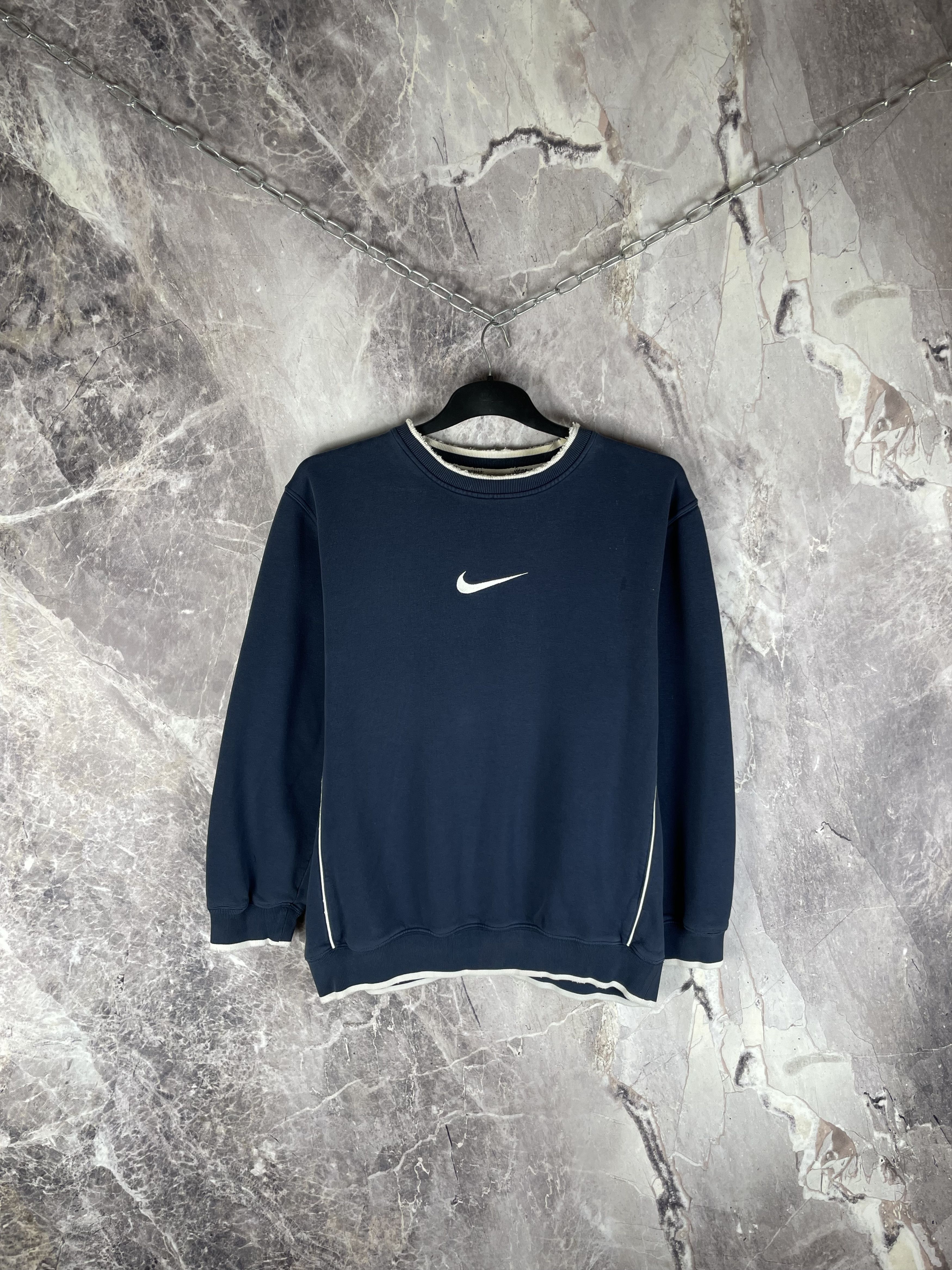 Nike Vintage 90s Nike Sweatshirt Size US L / EU 52-54 / 3 - 1 Thumbnail