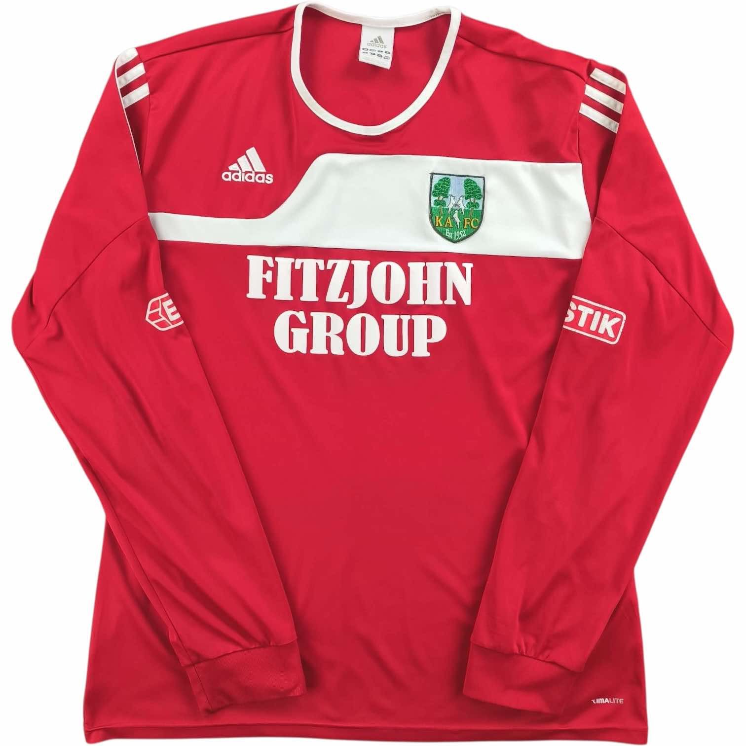 Adidas Kidsgrove Athletic 11-12 Adidas away LS football jersey sz L Size US L / EU 52-54 / 3 - 1 Thumbnail