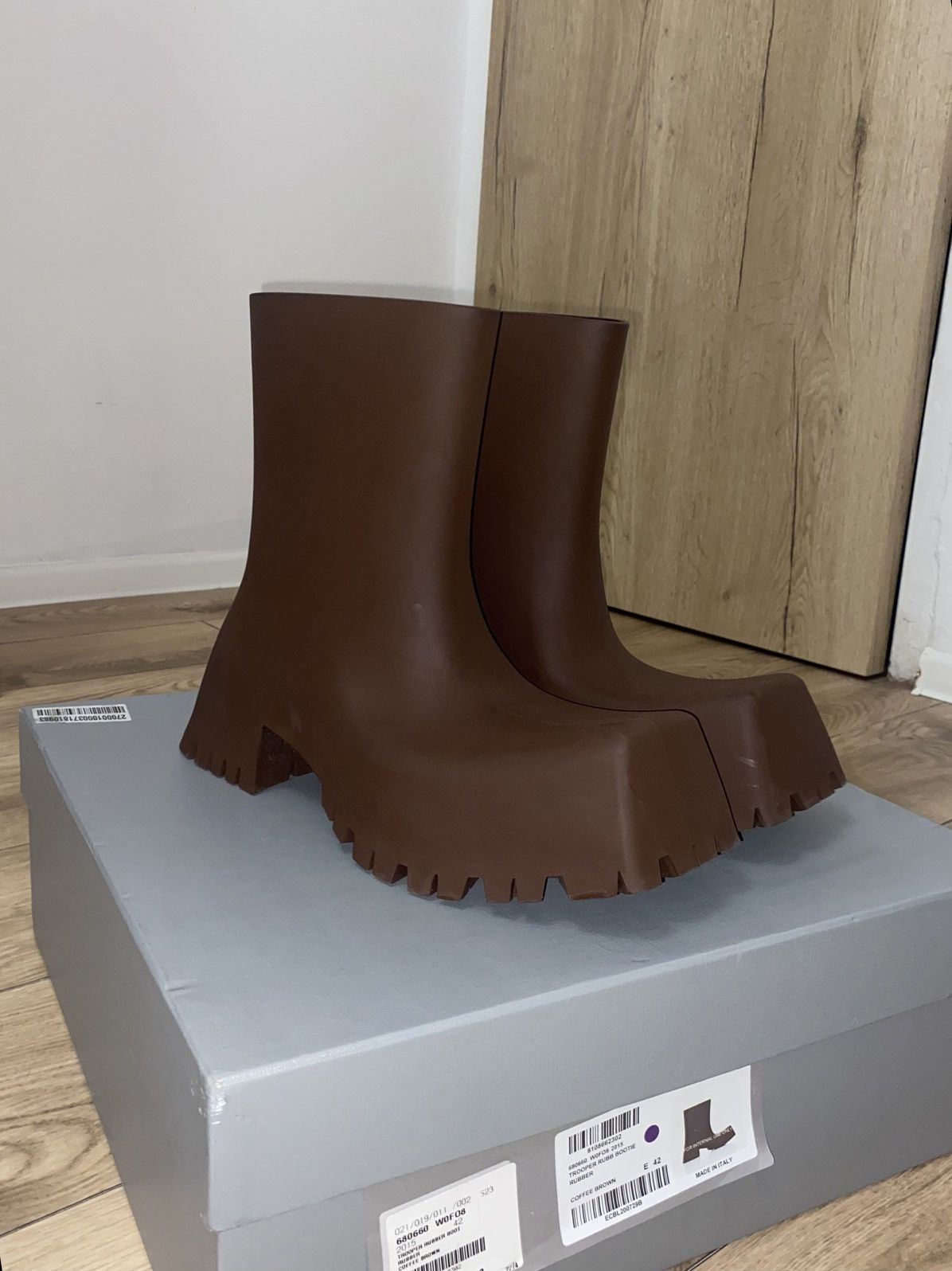 Balenciaga Trooper Rubber Boots | Grailed