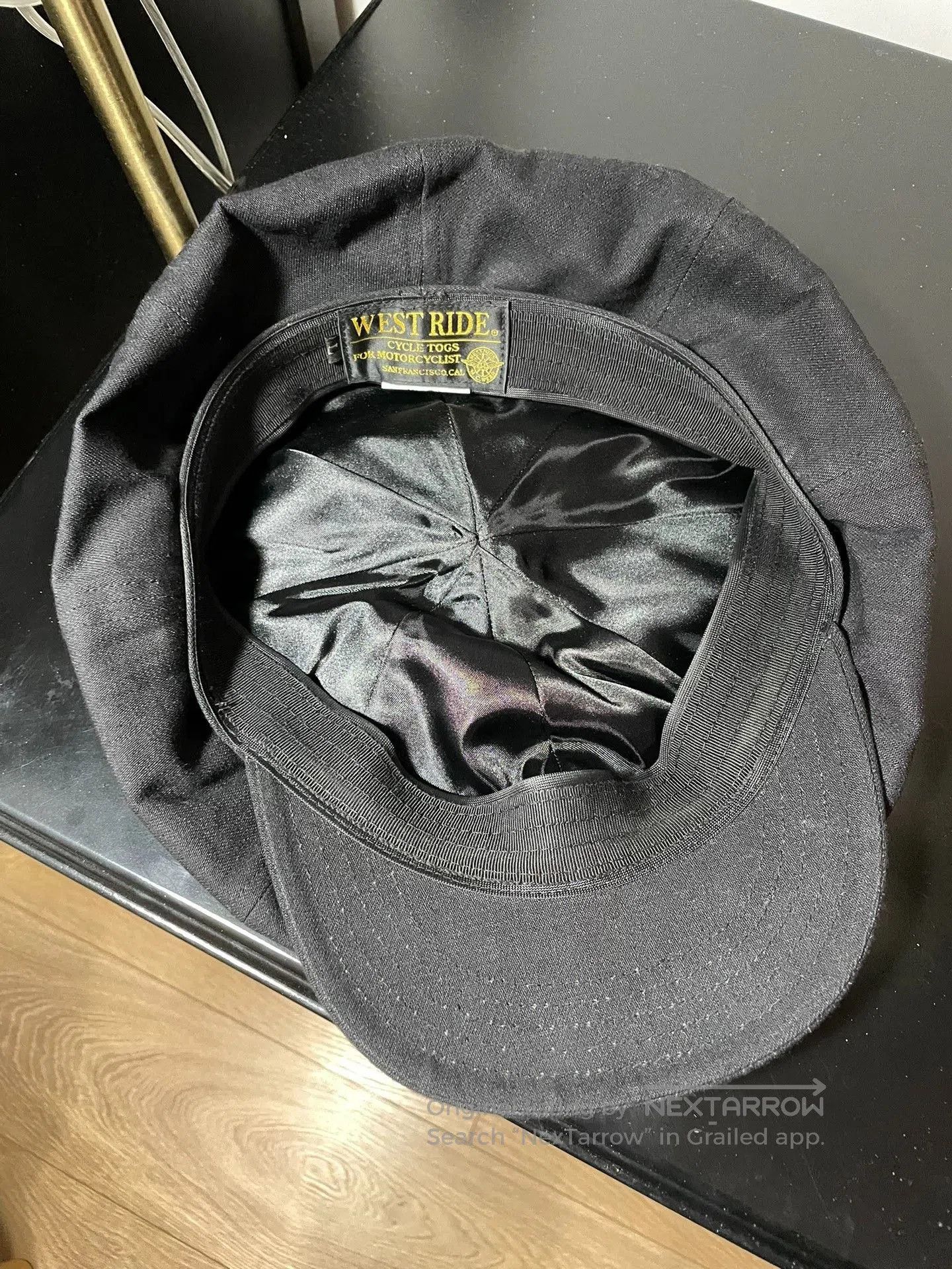 WEST RIDE West Ride Black Vintage Newsboy Cap. Size ONE SIZE - 3 Thumbnail