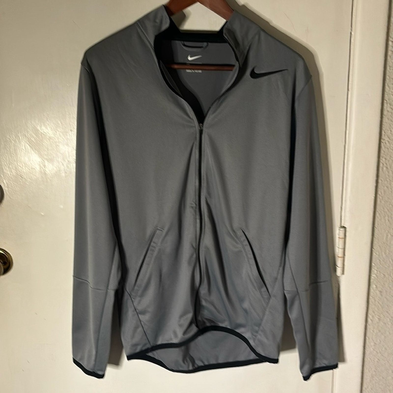 Nike Nike Men's Epic Knit Long Sleeve Jacket Cool Grey/Black S Size US S / EU 44-46 / 1 - 2 Thumbnail