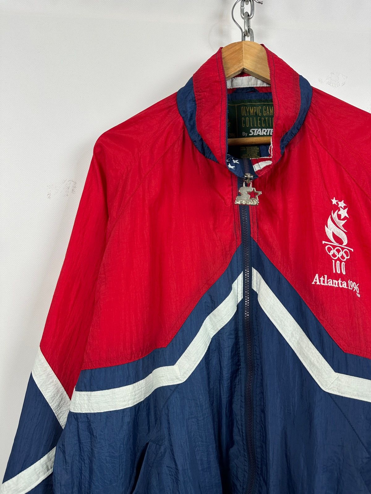 Starter 1996 Vintage Starter Atlanta Olympic Games Jacket Size US XL / EU 56 / 4 - 5 Thumbnail
