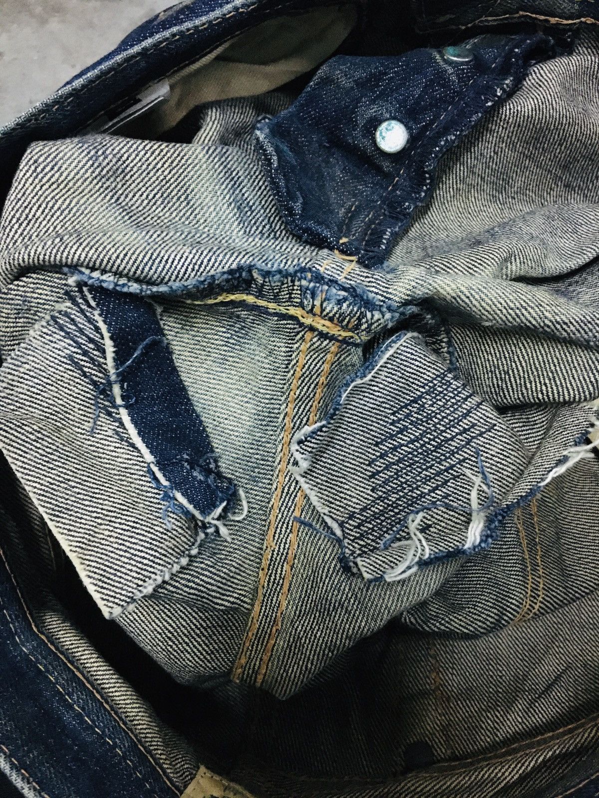If Six Was Nine Somet Distressed Flare Jeans (15) Size 28" / US 6 / IT 42 - 10 Thumbnail