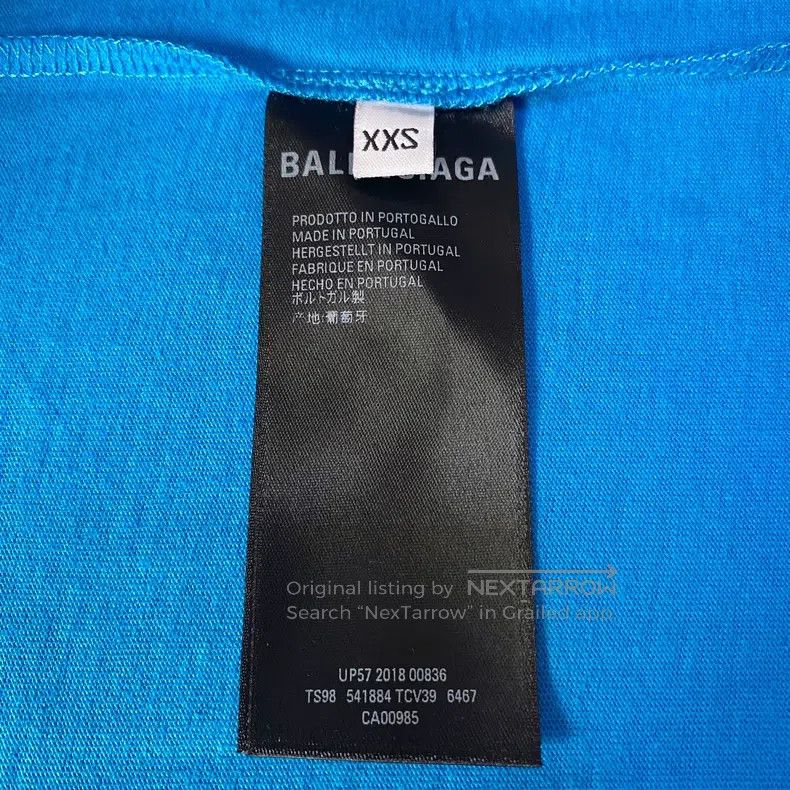 Balenciaga Balenciaga Rainbow Sweatshirt Half-Zip Sky Blue Hoodie Size US XXS / EU 40 - 7 Thumbnail