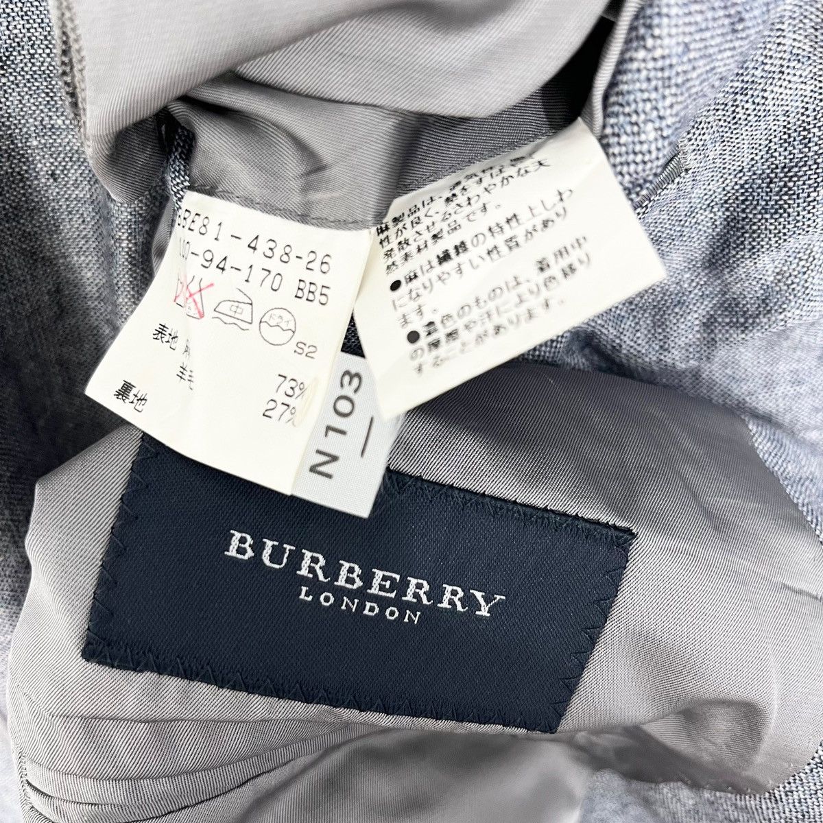 Burberry Burberry Men Blazer Jacket Size US L / EU 52-54 / 3 - 7 Thumbnail