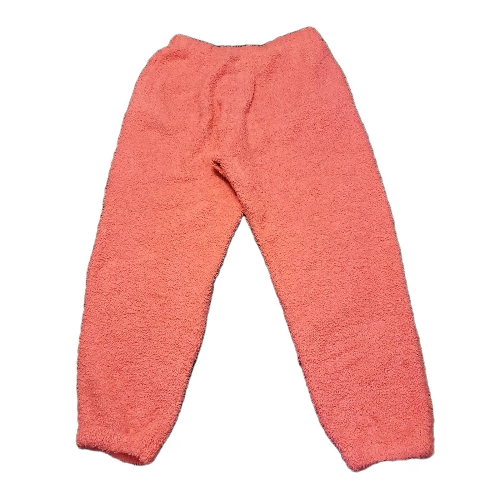 SKIMS Skims Pink Teddy Fleece Jogger Lounge Pants Sweatpants Women's XL Cozy Size 40" / US 18 - 4 Thumbnail