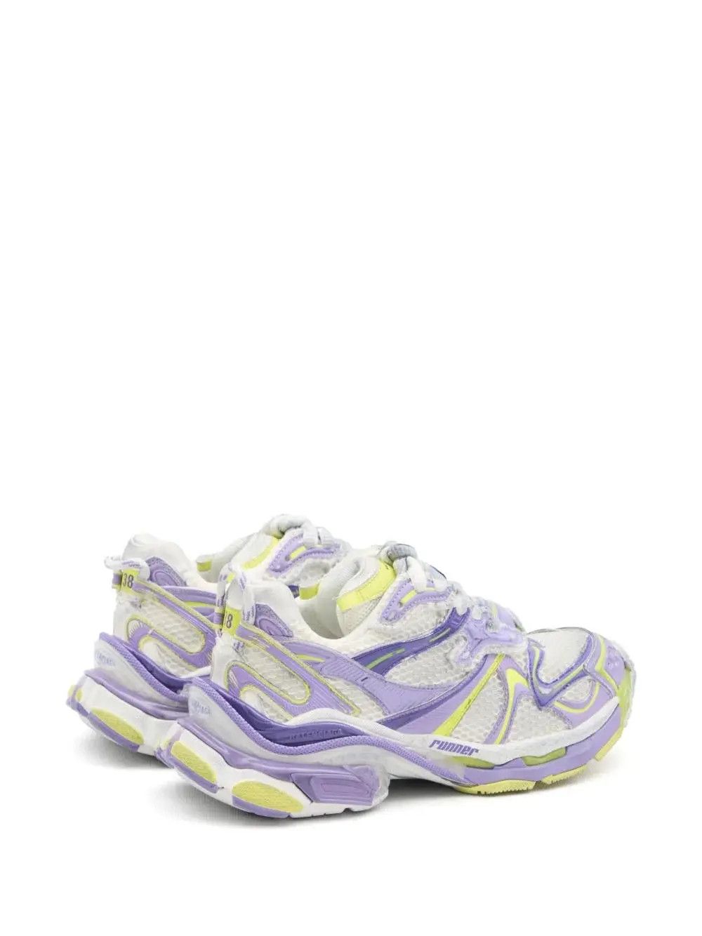 Balenciaga o1srvl11e0426 Runner 2.0 Sneakers in Multicolor Size US 6 / IT 36 - 2 Thumbnail