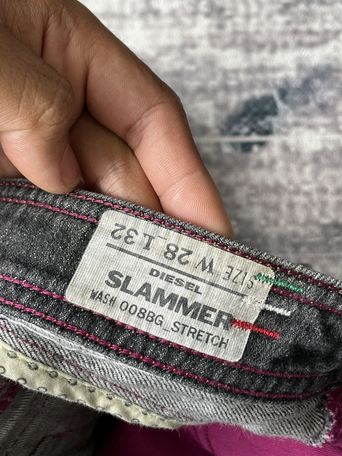 Diesel Diesel Slammer Straight Jeans Size US 30 / EU 46 - 14 Thumbnail