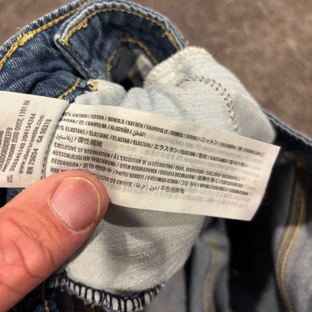 Hollister Hollister Women's Classic Blue Skinny Jeans Size 25" / US 0 / IT 36 - 6 Thumbnail