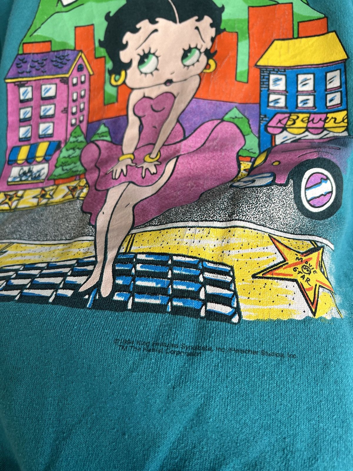 Cartoon Network vintage 90's betty boop marilyn monroe crewneck Size US XL / EU 56 / 4 - 5 Thumbnail