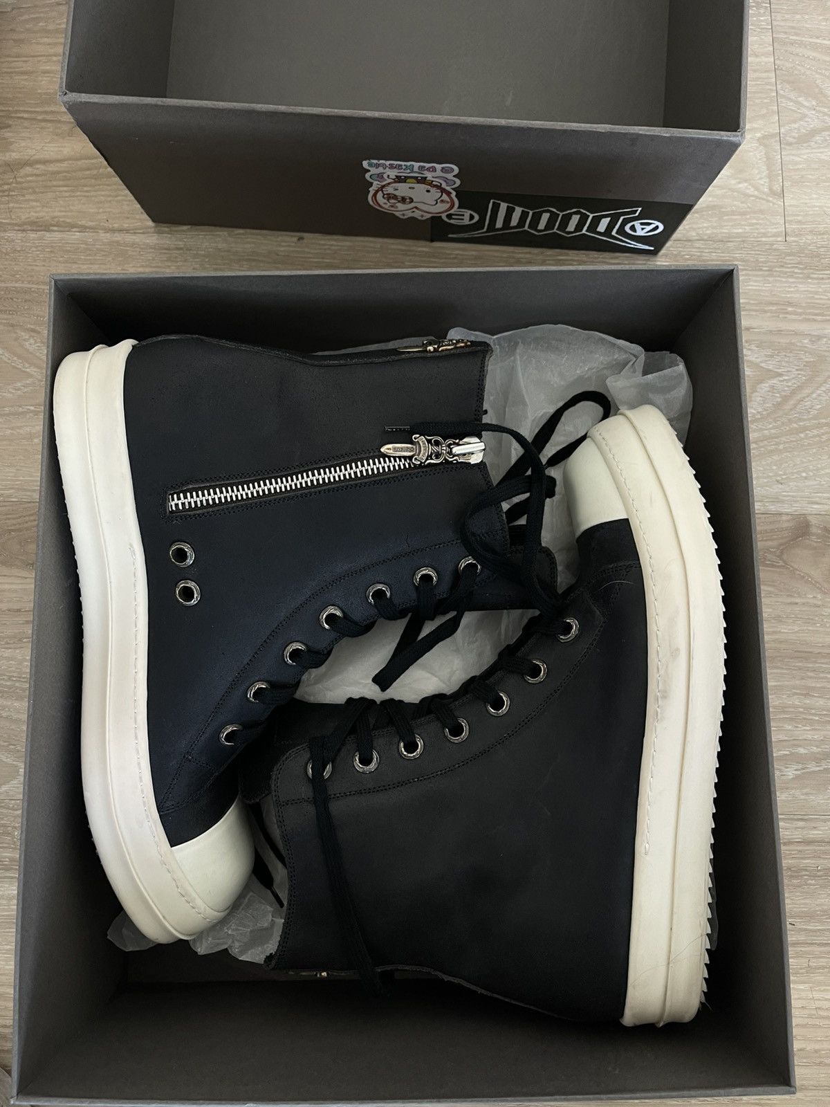 Chrome Hearts × Rick Owens Rick Owens chrome hearts dunks | Grailed