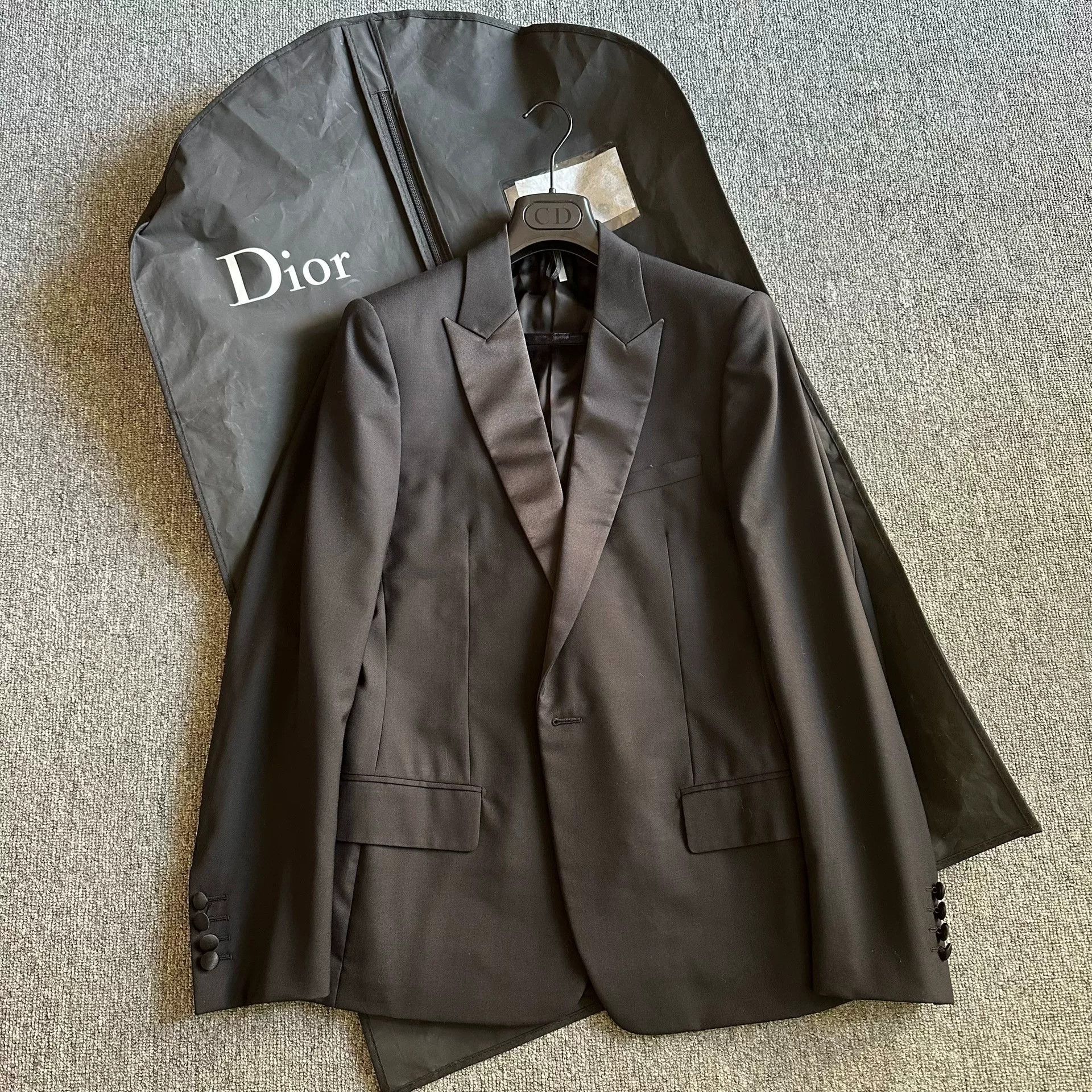 Dior Dior Silk Peak Lapel Smoking Suit Set Size US M / EU 48-50 / 2 - 1 Thumbnail