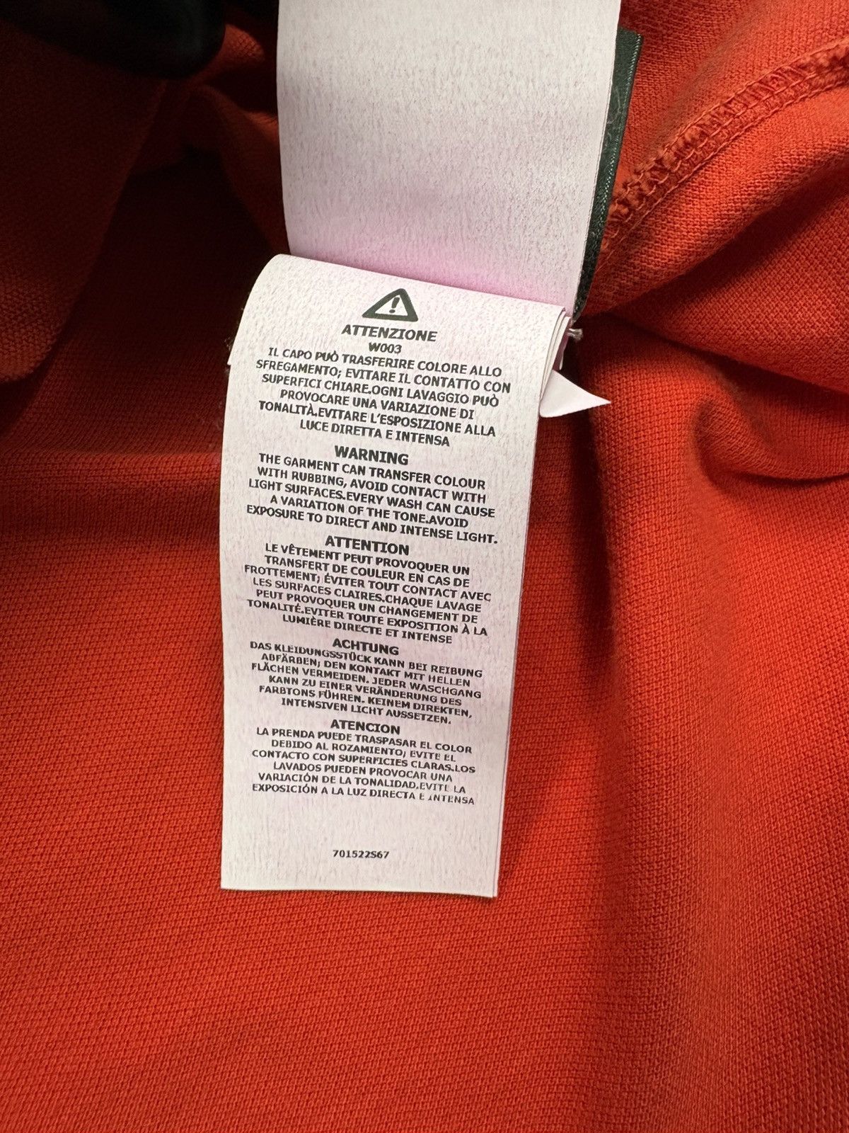 Stone Island Stone Island Slim Fit Red Compass Patch Program Polo Classic Size US L / EU 52-54 / 3 - 14 Thumbnail
