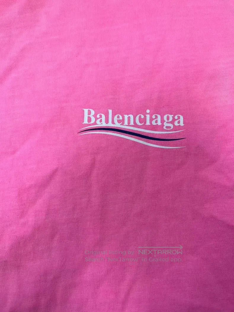 Balenciaga Balenciaga Logo letter print casual round-neck short-sleev Size XS / US 0-2 / IT 36-38 - 3 Thumbnail
