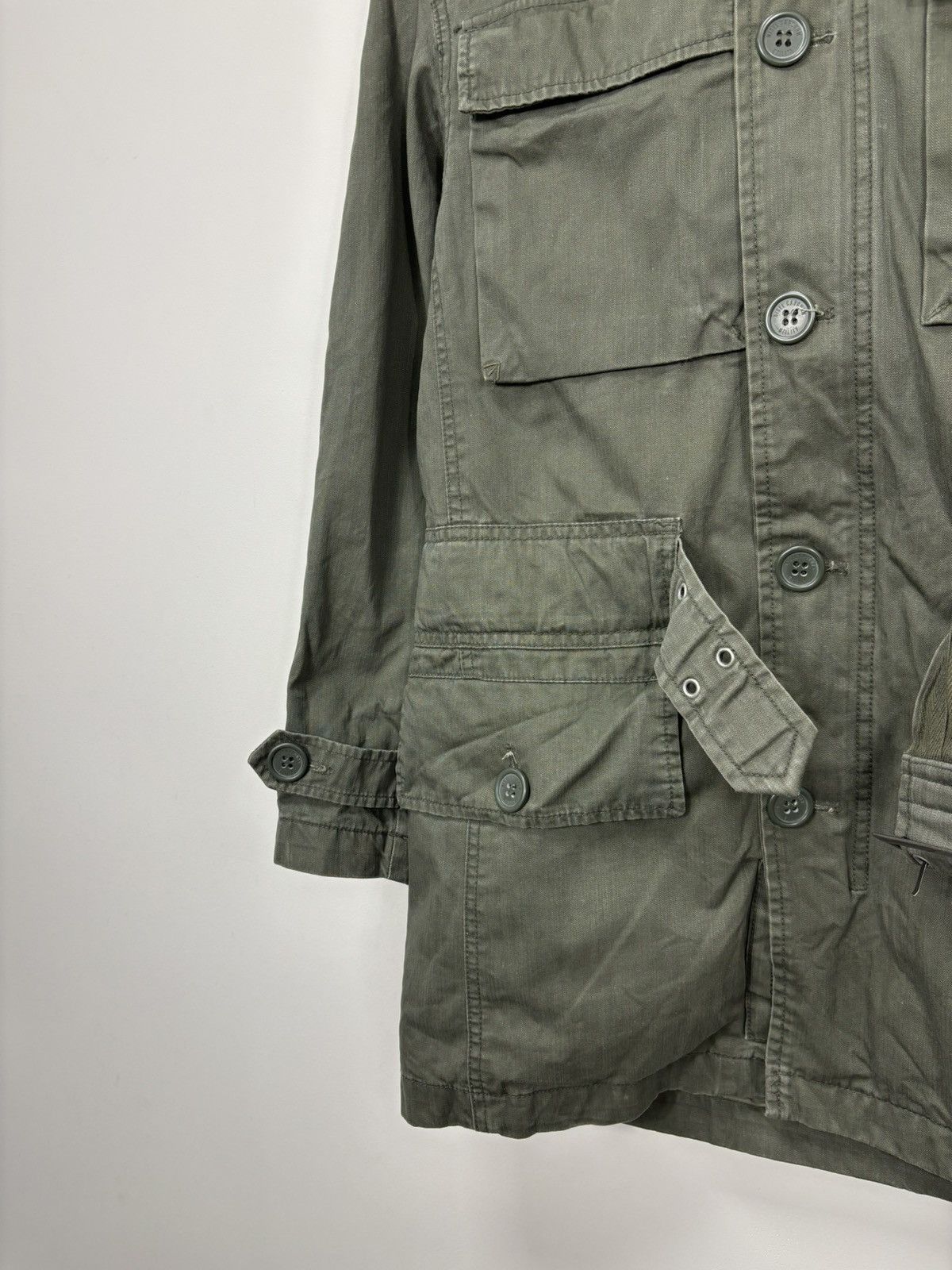 Nigel Cabourn Nigel Cabourn Utility Multipocket Belted Military Jacket Size US S / EU 44-46 / 1 - 6 Thumbnail