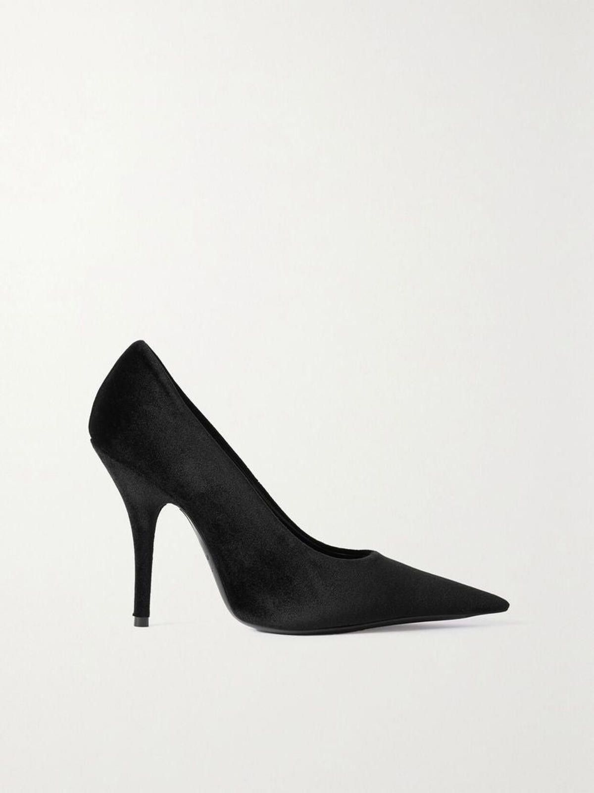 Balenciaga Balenciaga Knife Velvet Pumps Size US 7.5 / IT 37.5 - 1 Thumbnail