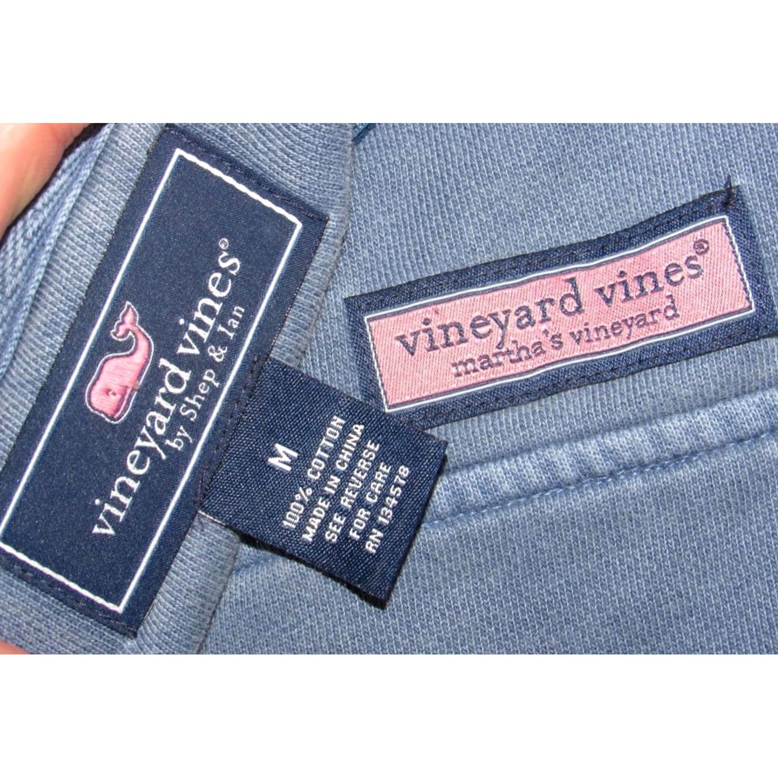 Vineyard Vines VINEYARD VINES Ocean Blue 1/4 Zip Cotton Shep Sweater Medium Size US M / EU 48-50 / 2 - 4 Thumbnail