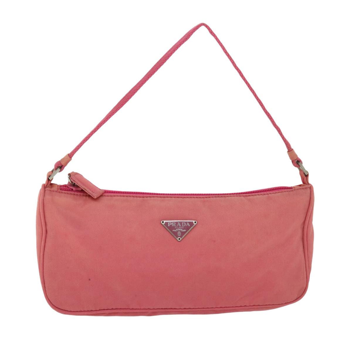image of Prada Tessuto Handbag in Pink, Women's