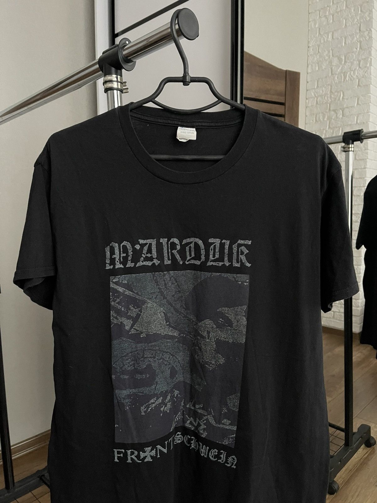 Band Tees Marduk Frontschwein Vintage Rock Band T-Shirt Tee Size US XL / EU 56 / 4 - 5 Thumbnail