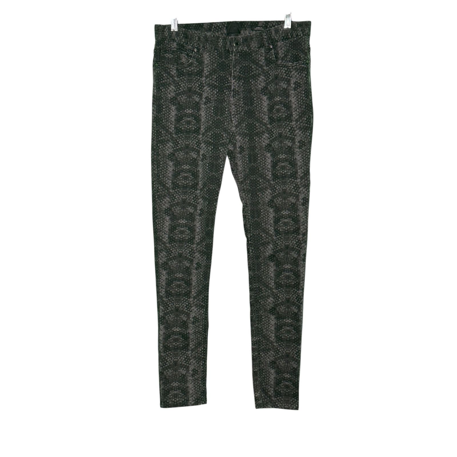 H&M H&M gray snake print skinny fit jeans size 31 Size 32" / US 10 / IT 46 - 9 Thumbnail