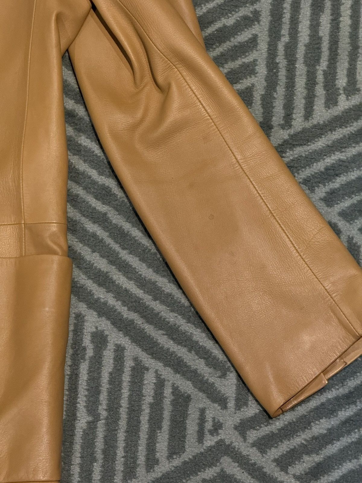 Loewe Loewe Vintage Brown Tan Superb Soft Leather Blazer Jacket 50 Size US M / EU 48-50 / 2 - 16 Thumbnail