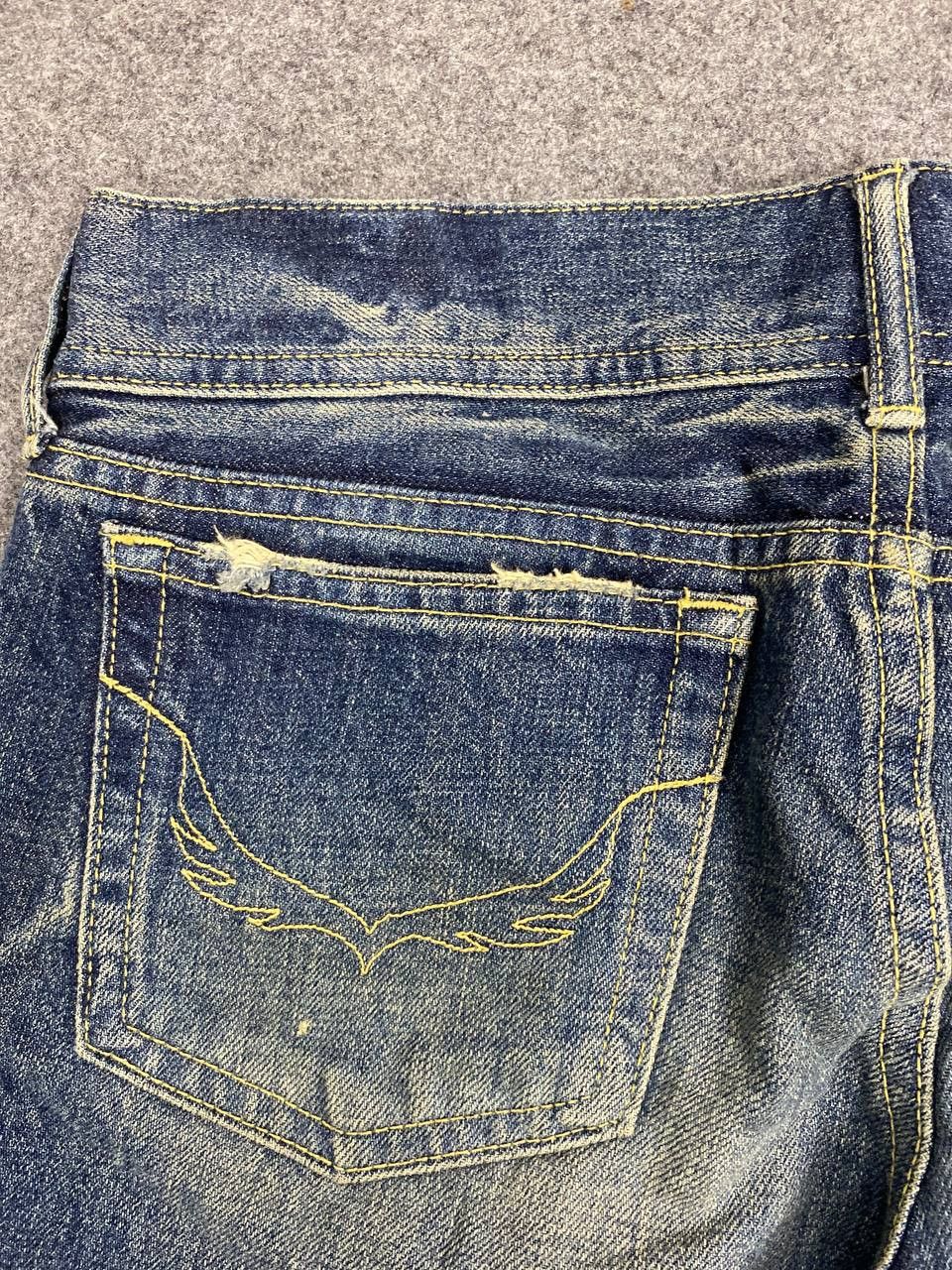 Japanese Brand rodeo crowns japanese brands bootcut flare distressed denim Size 32" / US 10 / IT 46 - 4 Thumbnail