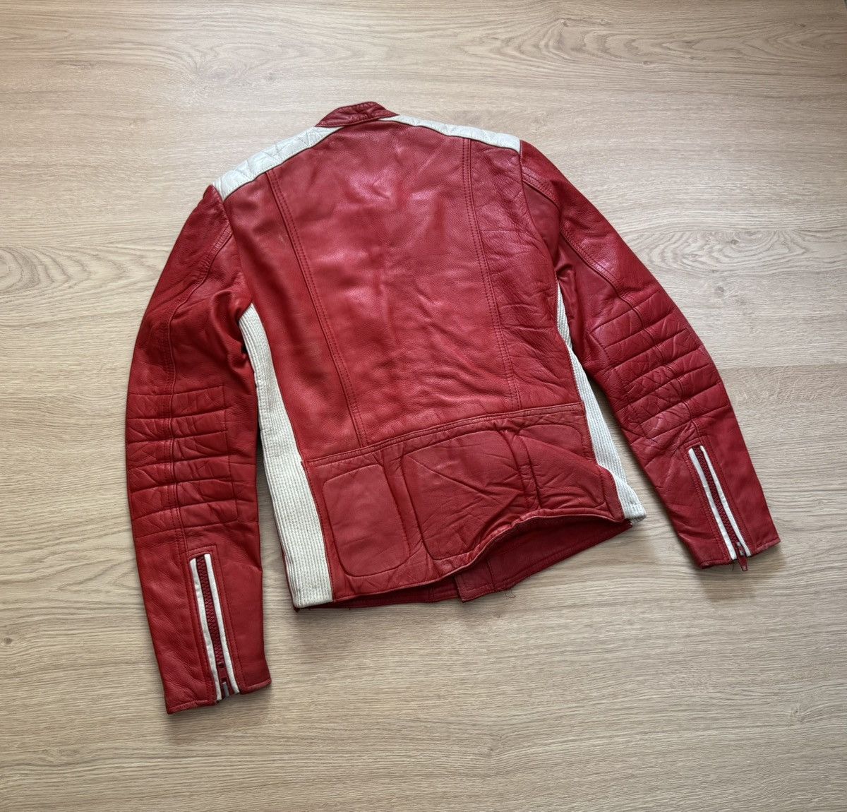 Genuine Leather Vintage 90’s Women’s Genuine Leather Moto Racing Jacket Size S / US 4 / IT 40 - 4 Thumbnail