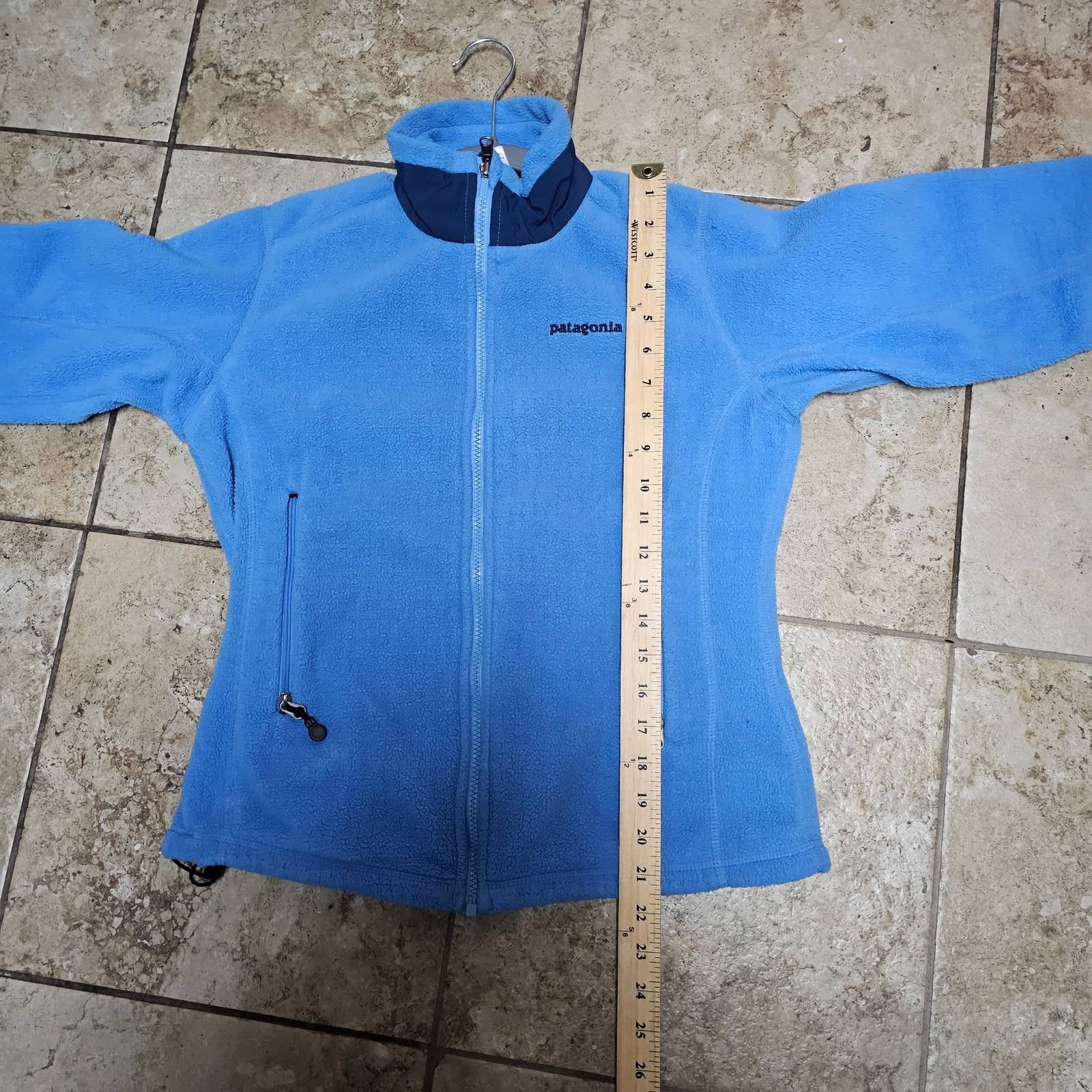 Patagonia Women's Vintage Patagonia Regulator Blue Fleece Jacket Small Size S / US 4 / IT 40 - 10 Thumbnail