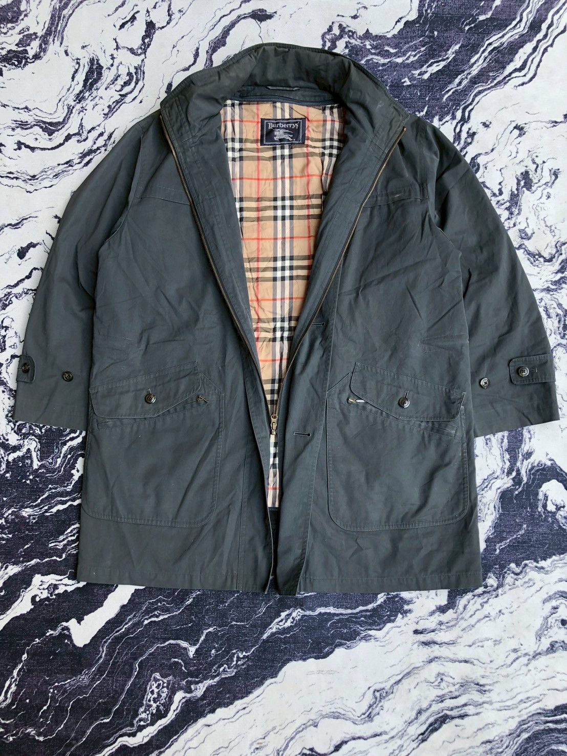 Burberry’s Vintage Parka with Hidden Hood & Nova Check Liner