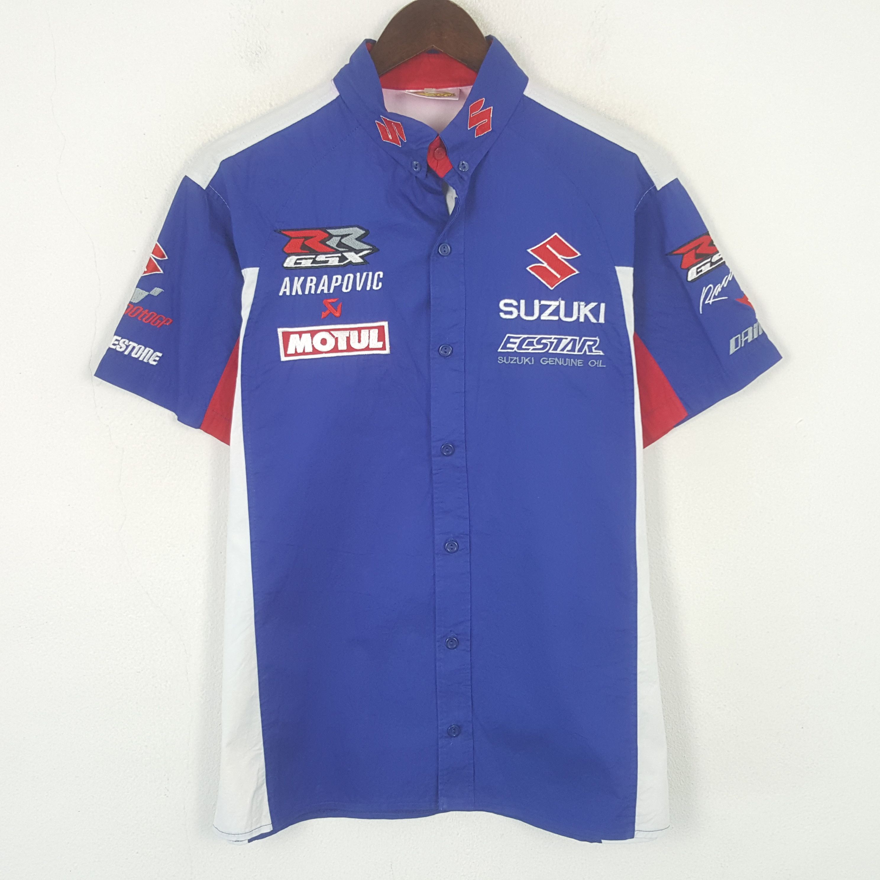 Moss Vintage Moss Sport Suzuki Worker Button Up Shirt Size US M / EU 48-50 / 2 - 1 Thumbnail