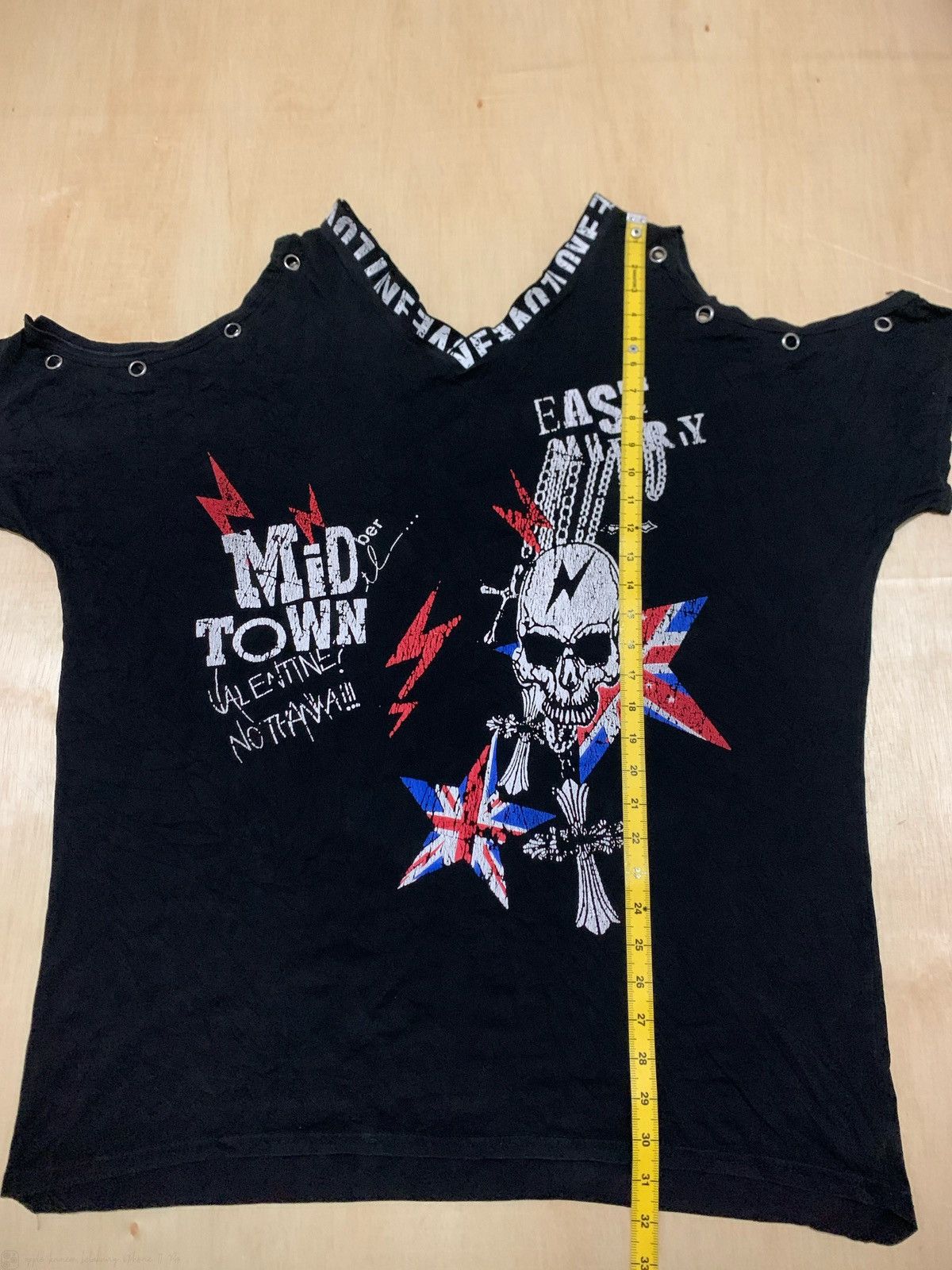 If Six Was Nine × Japanese Brand × Le Grande Bleu (L.G.B.) Vintage Y2k Skull Mid Town Skull Punk style Size ONE SIZE - 13 Thumbnail