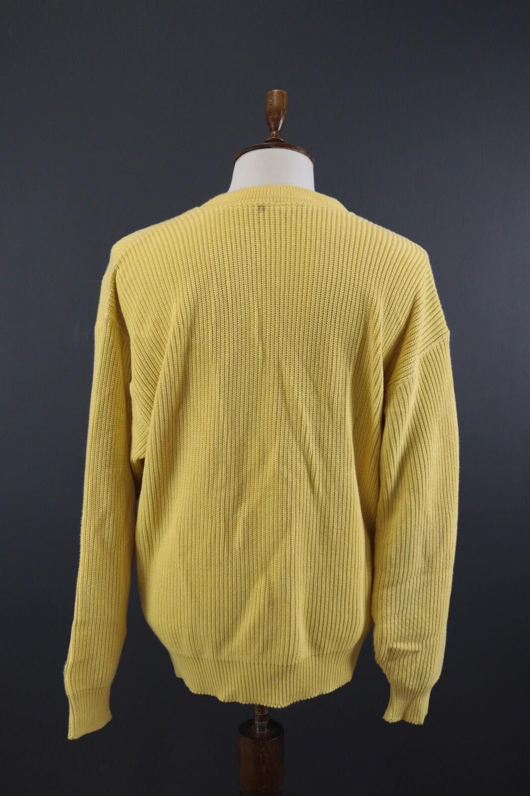 Carlo Colucci Carlo Colucci Yellow Knit Ribbed Size L-XL US 44 EU 554 Size US L / EU 52-54 / 3 - 7 Thumbnail