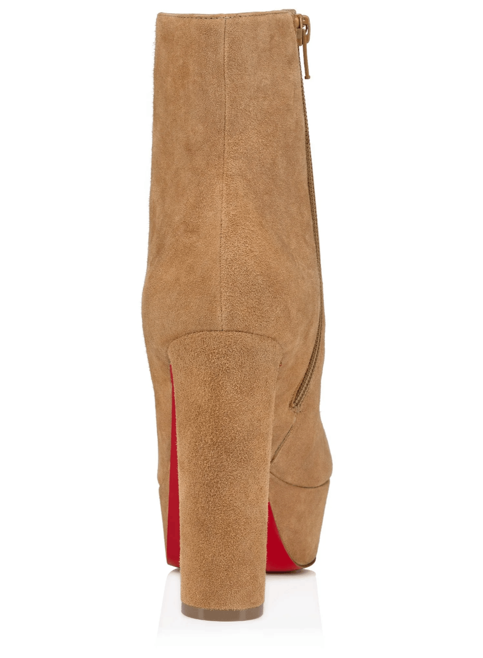 Christian Louboutin Loo Booty 130 Lionne Suede Platform Heel Ankle Boot 40 Size US 10 / IT 40 - 13 Thumbnail