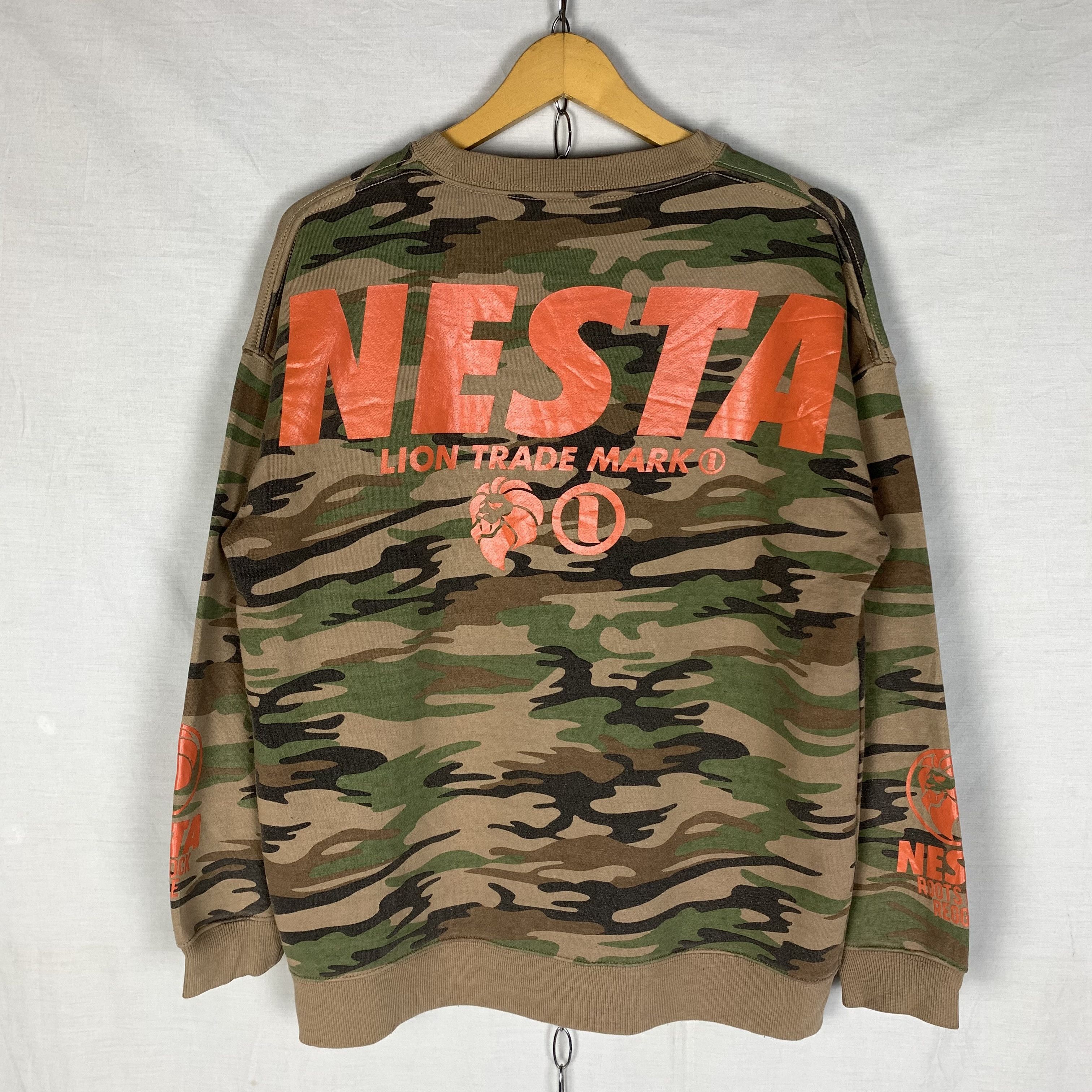Japanese Brand Nesta Brand Japan Camo Sweatshirt Crewneck Size US M / EU 48-50 / 2 - 3 Thumbnail