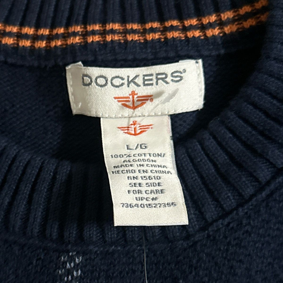 Dockers Dockers Pullover Knitted Sweater Size US L / EU 52-54 / 3 - 4 Thumbnail