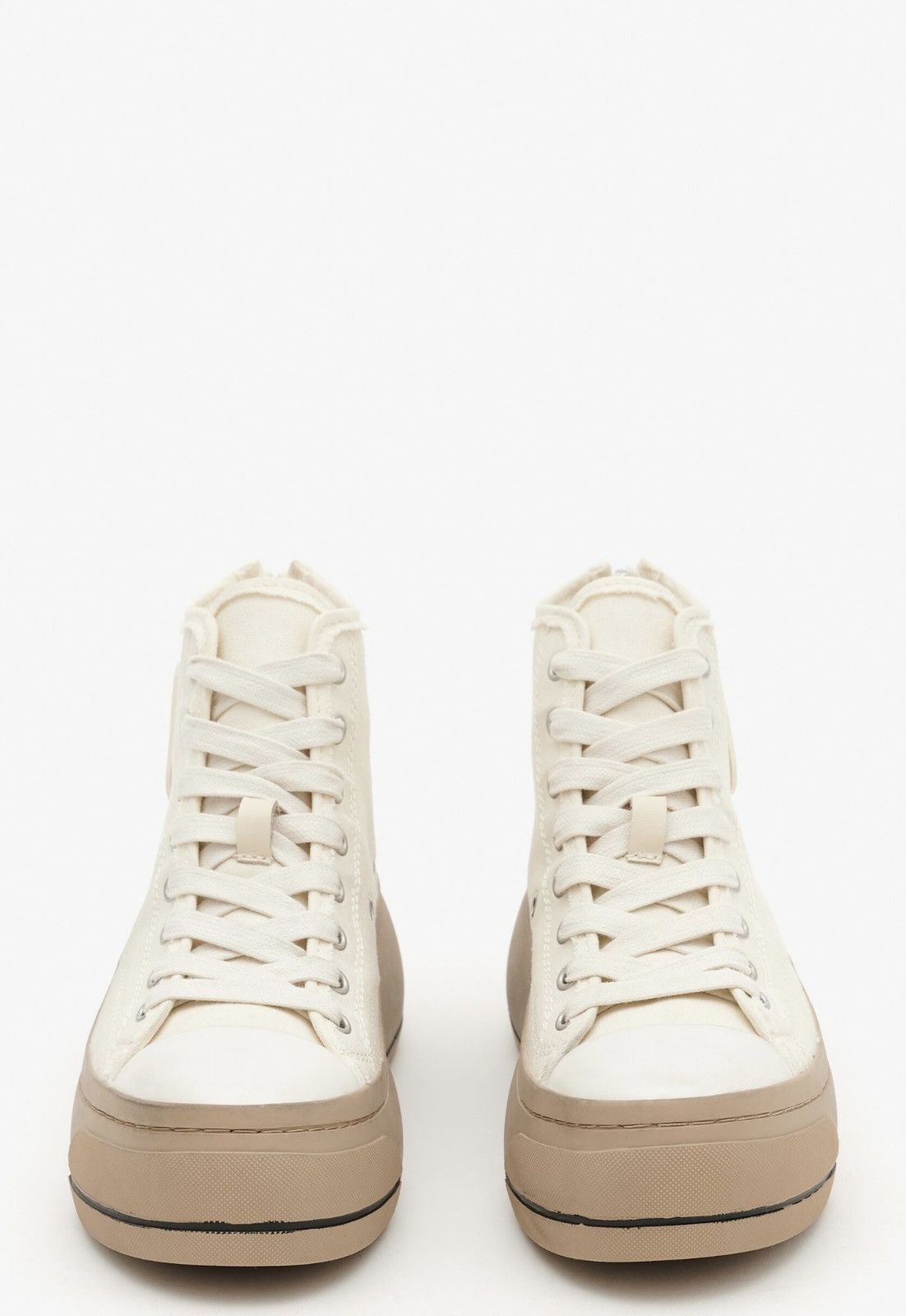 R13 R13 - Kurt Distressed Platform High Top Sneakers Size US 5 / IT 35 - 5 Thumbnail