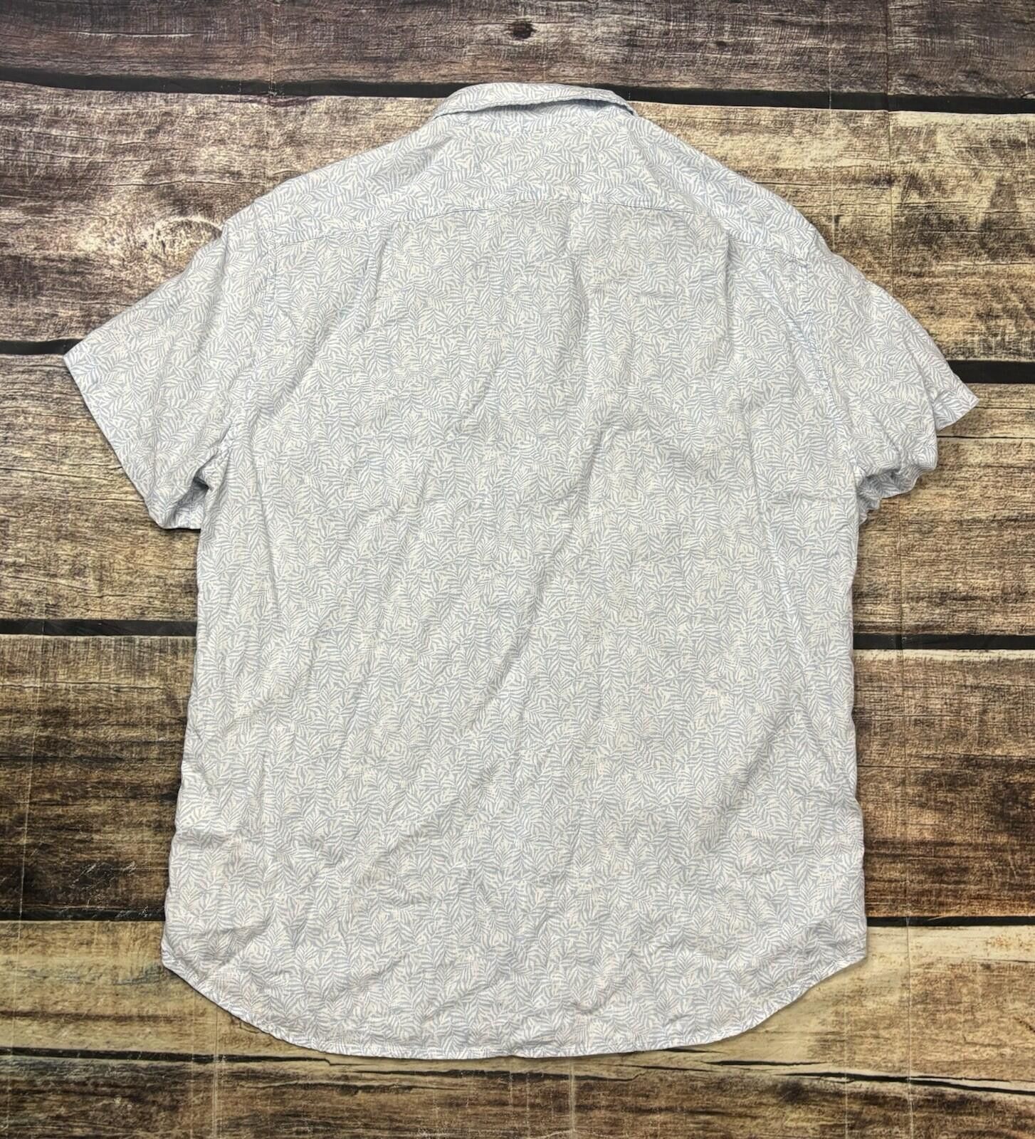J.Crew J Crew Shirt Mens Large Floral Linen Cotton Short Sleeve Size US L / EU 52-54 / 3 - 3 Thumbnail