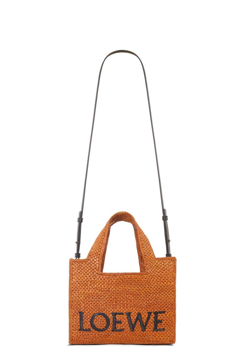 Loewe o1in1g0426 Size: OS / Small Font Tote Bag in Honey Gold Size ONE SIZE - 6 Thumbnail