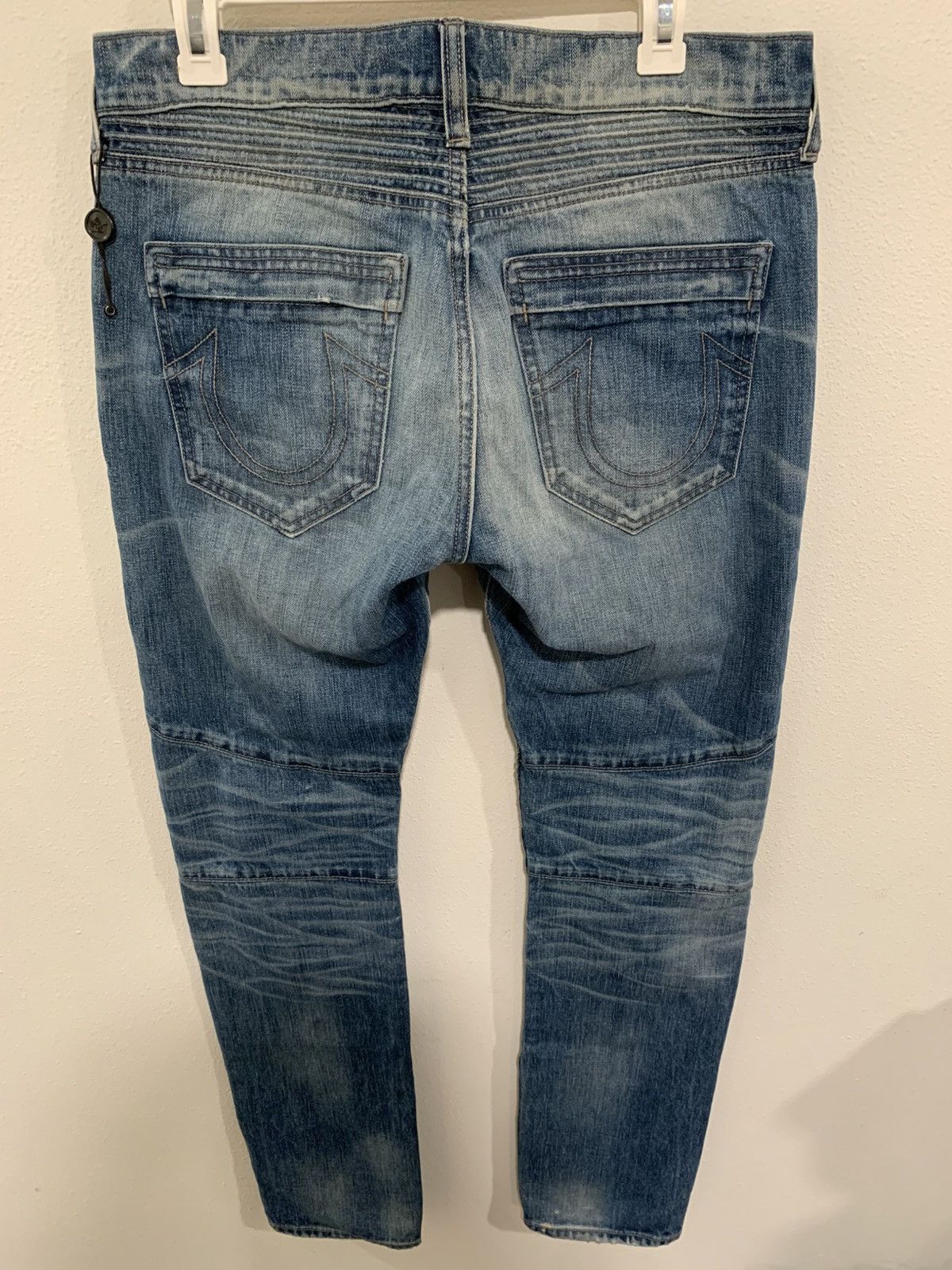 True Religion True Religion Mens Motorcycle Biker Jeans Size US 32 / EU 48 - 1 Thumbnail