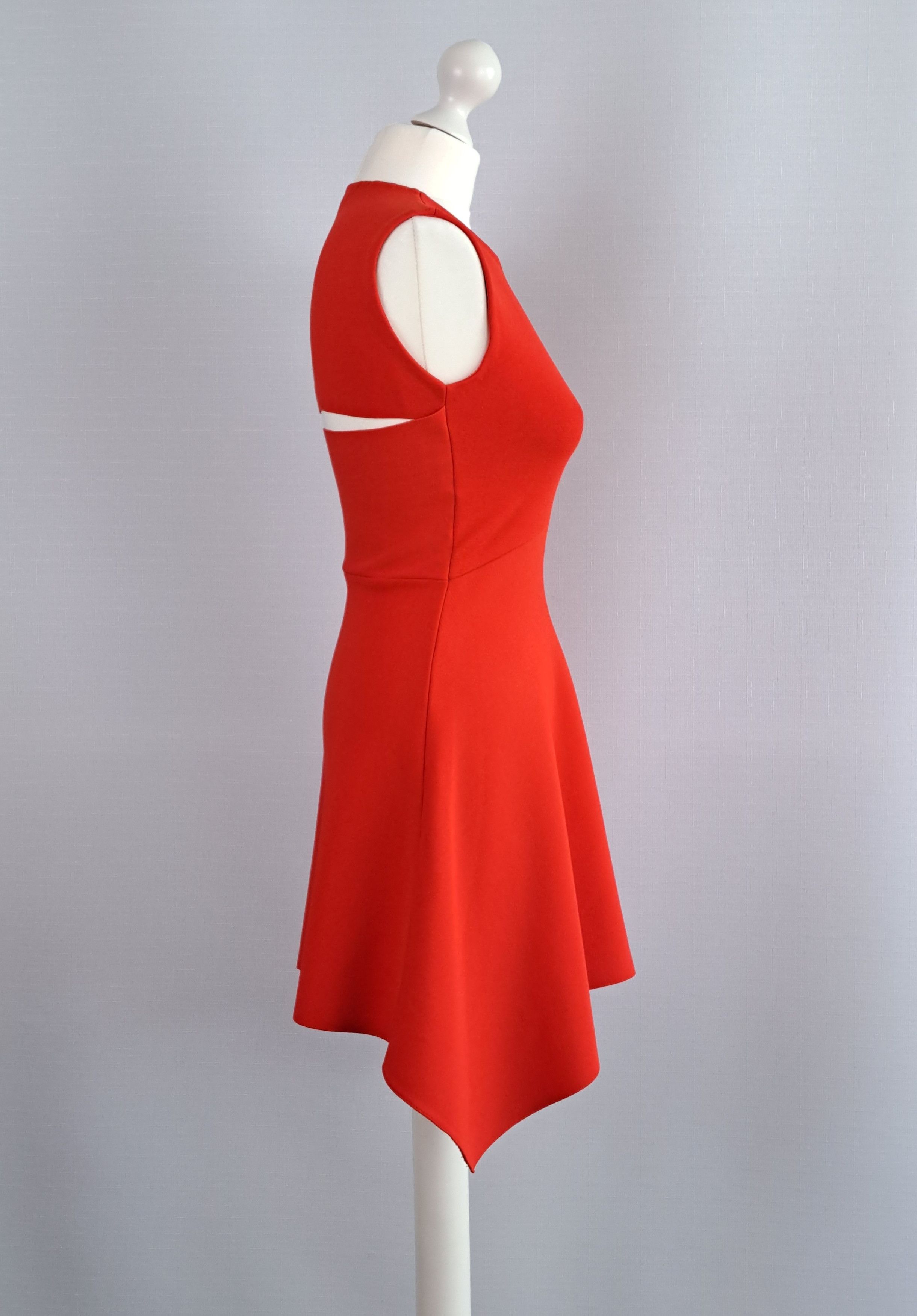 Stella McCartney Stella McCartney asymmetric red mini dress. Size 40 Size S / US 4 / IT 40 - 2 Thumbnail