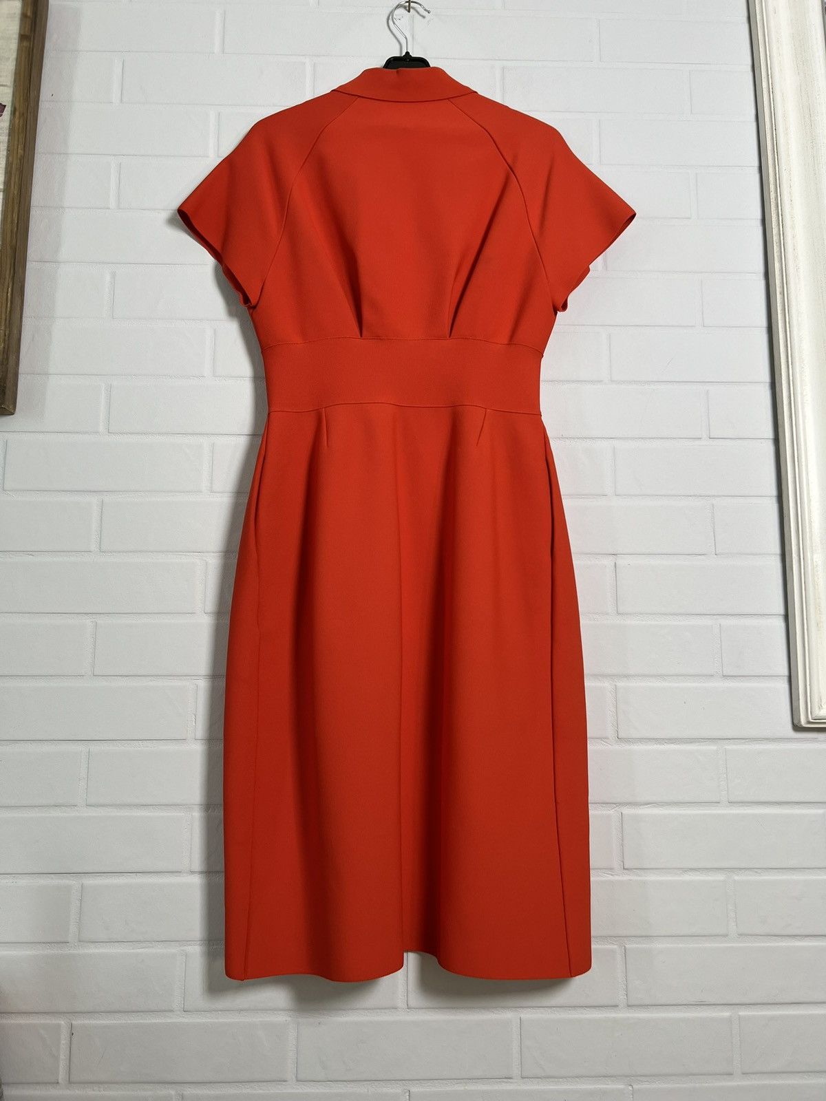 Dior DIOR Women's Midi Dress Viscose Blend Red Size US 8 D 38 M Size M / US 6-8 / IT 42-44 - 9 Thumbnail