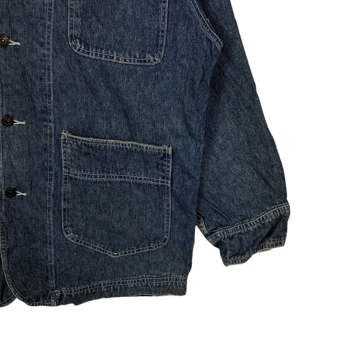 Japanese Brand 🔥Hikory Chore Jacket Denim Work Uniqlo Japan Issey Miyake Size US M / EU 48-50 / 2 - 4 Thumbnail