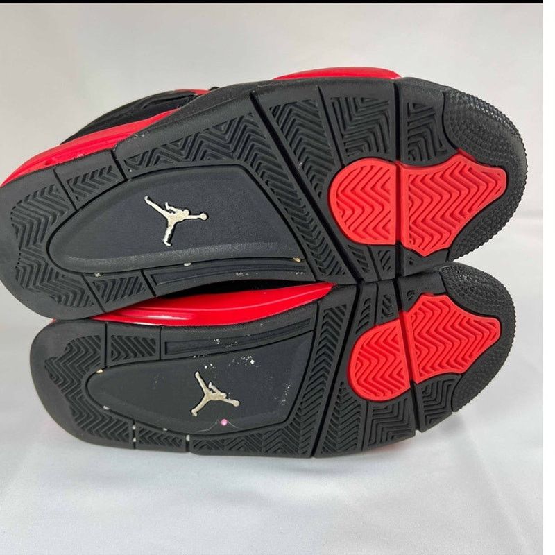 Jordan Brand × Nike Nike Air Jordan 4 Retro GS Red Thunder Men's Shoes - Size 6 Size US 6 / EU 39 - 6 Thumbnail