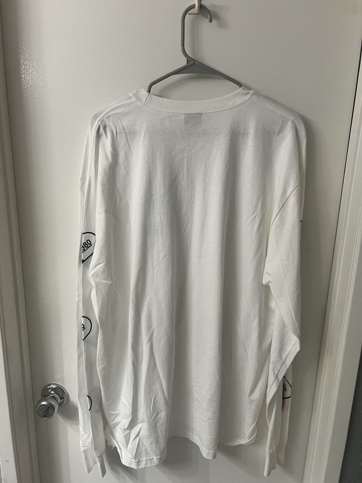 Stussy Stussy white long sleeve tee Size US XL / EU 56 / 4 - 2 Thumbnail