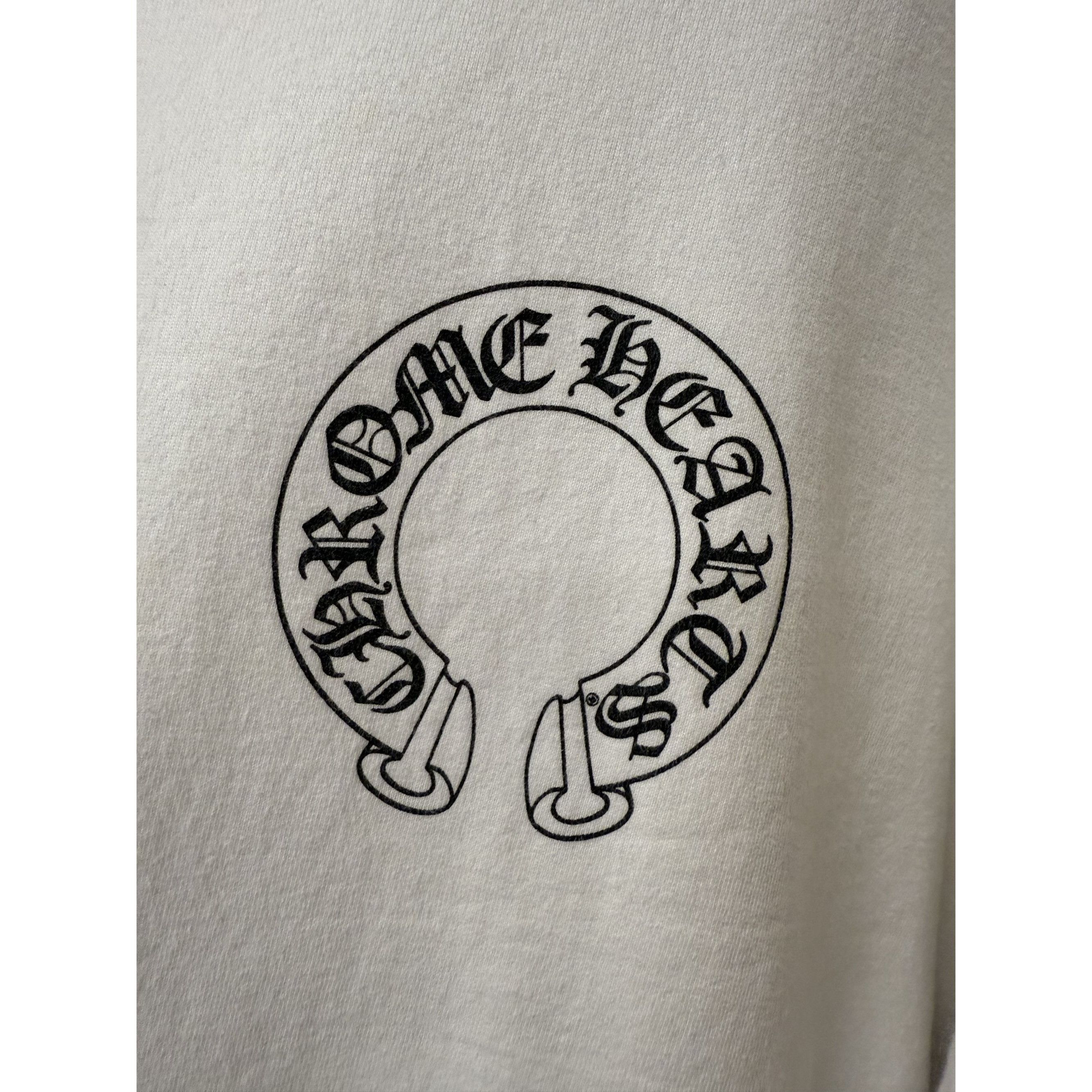 Chrome Hearts Chrome Hearts White Sweatshirt With Graphic Logo Print Large Size L / US 10 / IT 46 - 16 Thumbnail